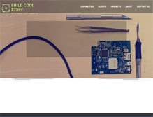 Tablet Screenshot of buildcoolstuff.com